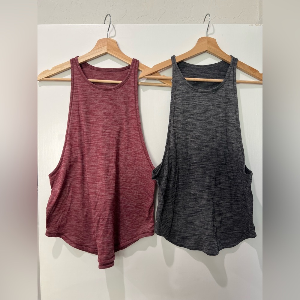 Lululemon High Neck Racerback Tank Tops (2 Colors)